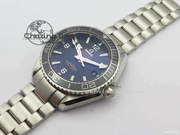 0710 Planet Ocean 2016 43.5mm SS Black Bezel BP 1:1 Best Edition Black Dial On SS Bracelet A GoodFit 8195